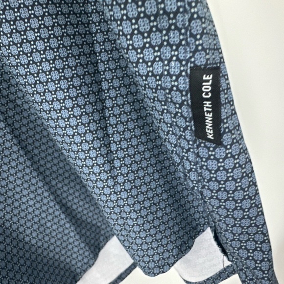 KENNETH COLE Blue Performance Regular Fit Shirt Size 4X NWT - Picture 2 of 5